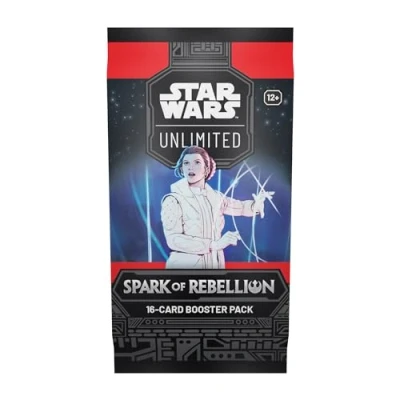 Image de Asmodee FFG Star Wars Unlimited Boosters : Spark of Rebellion Jeux de société Jeu cartes à collectionner pour adultes et enfants partir 12 ans 2 joueurs Version anglaise