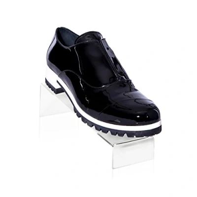 Image de Support de marchandises comme pont décoratif, présentoir à chaussures (incliné) en PLEXIGLAS original (22.0 x 7.0 6.0 cm) Présentoir, vente verre acrylique