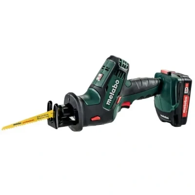 Image de Scie sabre sans fil Metabo SSE 18 LTX Compact 602266500 2 x V / Ah Li Ion Bois 3100 tr/min