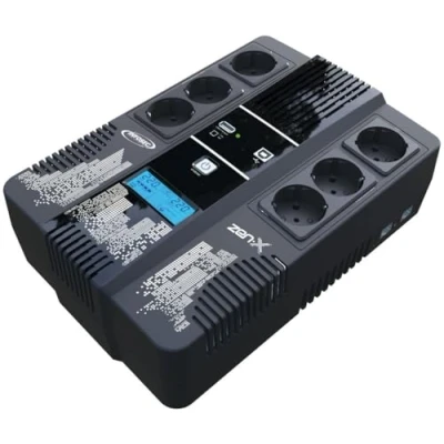 Image de Onduleur 600 VA INFOSEC Zen X Line Interactive 6 prises FR/SCHUKO 66070