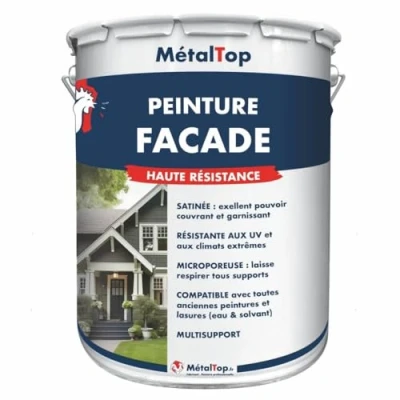 Image de Metaltop Peinture Facade Jaune signalisation RAL 1023 Pot 5 L