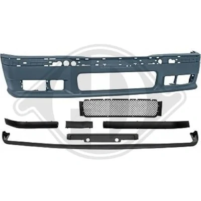 Image de DIEDERICHS HD tuning 1213350 Pare Choc avant lisse chocs sport avec matériel de construction grille intégrée BMW: 3 Touring oscaro,