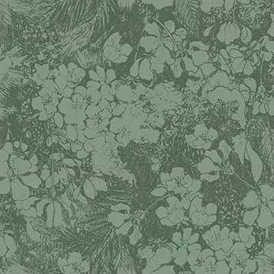Image de Papier peint intissé Arts &amp; Craft Vert SUPERFRESCO EASY Motif floral et végétal 1005x52 cm