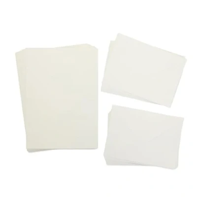Image de Crafter&#039;s Companion A5 Ivory Pack of 50 Includes 25 Card Blanks &amp; Matching Envelopes For a Variety Occasions