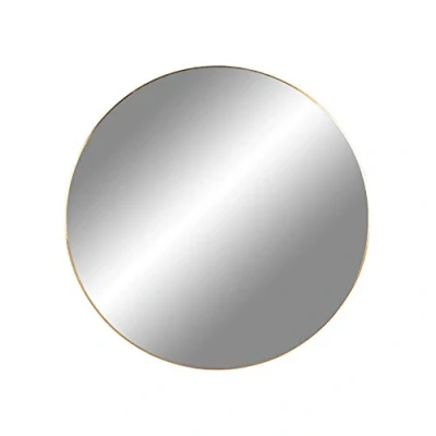 Image de Miroir Jersey avec Cadre Aspect Laiton 60 cm