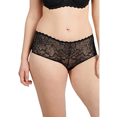 Image de Sans Complexe, Culotte Taille Medium, Oceane 61PAG95, Noir, 46/48 EU, Femme