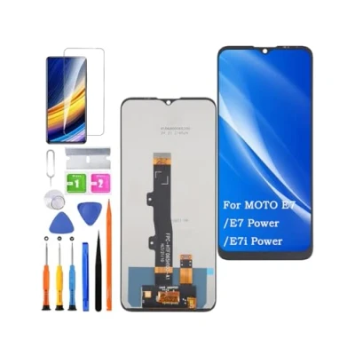 Image de HLYGZX Écran de rechange d&#039;origine pour Motorola Moto E7 Power LCD, / E7i Display tactile Digitizer Assembly Kit pièces réparation