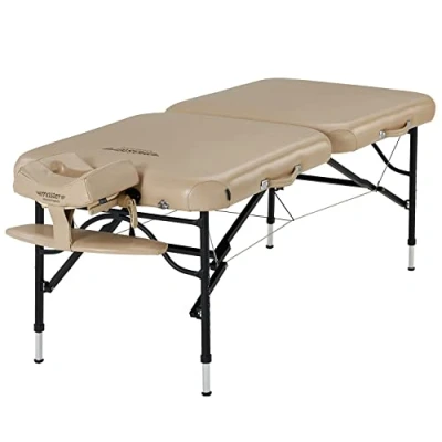 Image de Master Massage ProAir Table de Mobile Pliable 76 cm en Aluminium léger Idéal pour Le Transport Beige