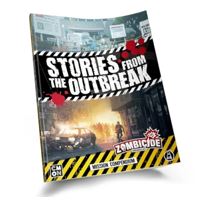 Image de CMON Zombicide Chronicles: Stories from The Outbreak Mission Compendium 10 aventures préfabriquées passionnantes Jeu de stratégie coopérative, à partir 14 ans, 2 joueurs et plus, 30 minutes