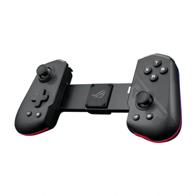 Image de ASUS ROG Tessen Mobile Controller Design Pliable, palettes arrière programmables en Aluminium, Bouton ROG, switchs mécaniques, joysticks de qualité Console, Chargeur 18 Watts, éclairage RGB.