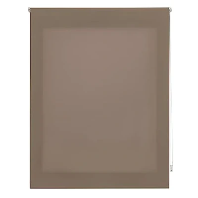 Image de DECORBLIND Store Enrouleur translucide uni Dimensions : 100 x 250 cm (l L) Lisse 97 245 Couleur Taupe Facile à Installer au Mur ou Plafond