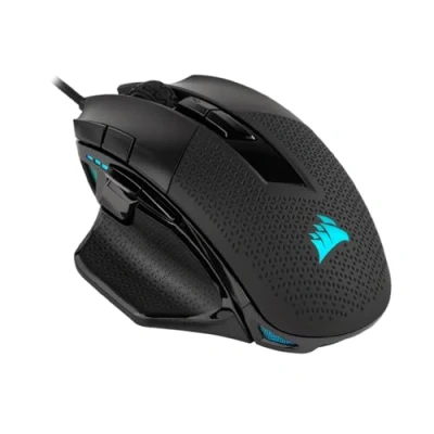Image de CORSAIR NIGHTSWORD RGB Souris de Jeu FPS/MOBA Filaire 18 000 DPI 10 Boutons Programmables Système Poids Compatible iCUE PC, Mac, PS5, PS4, Xbox Noir