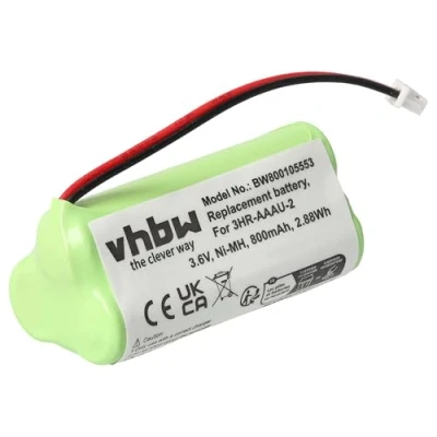 Image de vhbw 1x Batterie Compatible avec Bang &amp; Olufsen BeoCom 2 téléphone Fixe sans Fil (800mAh, 3,6V, NiMH) Remplacement pour 3HR AAAU