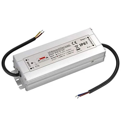 Image de CPROSP Transformateur 220v 12v 200W, Convertisseur Etanche IP67, Driver LED 16,7A, Projecteur Piscine