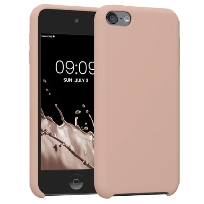 Image de kwmobile Étui Compatible avec Apple iPod Touch 6G / 7G (6ème et 7ème génération) Coque Protection en Silicone pour Lecteur MP3 Rose Ancien