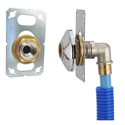 Image de Platine sortie de Cloison simple PER à Glissement Ø16 pour machine laver FIXSYSTEM