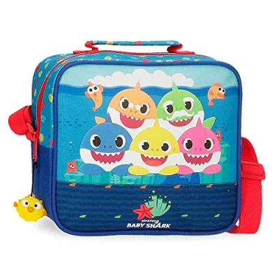 Image de Bébé Requin Happy Family Trousse de toilette adaptable à Trolley avec bandoulière Bleu 23x20x9 cms Polyester
