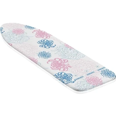 Image de Leifheit housse pour table à repasser Cotton Classic M, de rembourrée en coton classique, planche 125 x 40 cm max., avec bande élastique