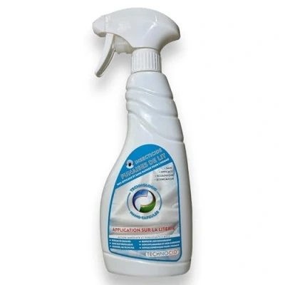 Image de Technocid insecticide punaise de lit préventif et curatif, foudroyant 100% mortalité larve adulte, Spray 500ml pour 14ml/m2, sans odeur, ne tache pas émanation toxique.