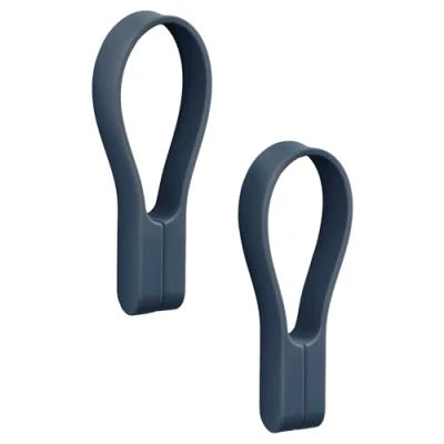 Image de Zone Denmark Porte serviettes magnétique Loop, Lot de 2 Royal blue