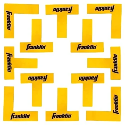 Image de Franklin Sports Kit de Marqueurs Terrain Pickleball Ensemble marquage Lignes avec mètre Ruban Taille Officielle