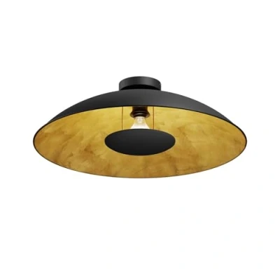 Image de Lindby Plafonnier Emilienne à intensité variable (Moderne) en Noir Métal e. a. pour Salon &amp; Salle manger (1 lampe,à E27), Luminaire Plafonnier, Lampe Plafond, Eclerage Eclairage
