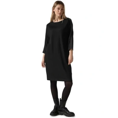 Image de Cecil B144265 Robe en Maille Solide, Noir, M Femmes