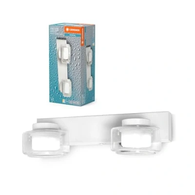 Image de LEDVANCE ORBIS Flame Wand und Deckenleuchte mit LED, weiß, 11W, 700lm, 3000/4000K, Farbtemperatur über Wandschalter einstellbar (kaltweiß warmweiß), IP44 Schutz vor Fremdkörpern Spritzwasser