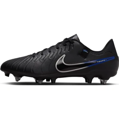 Image de Nike Performance Legend 10 Academy Sgpro AC Chaussures de foot à lamelles, Homme, Taille: 41, Black/chrome/hyper royal Imitation cuir/textile
