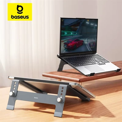 Image de support d&#039;ordinateur Portable Baseus pliable en alliage d&#039;aluminium pour ordinateur Macbook Air Pro 10 17 &#039;&#039;support