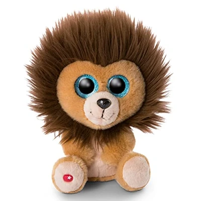 Image de NICI Glubschis : L’Originale Lion en Peluche Cliff 15 cm Peluches adorables Doudou avec de Grands Yeux Brillants Animaux du Zoo Duveteux à câliner et pour Jouer Jouets Lions