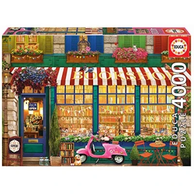 Image de Educa Puzzle de 4000 pièces pour Adultes Librairie Vintage. Comprend Un Service pièce Perdue au Stock d&#039;échappement À partir 14 Ans (18582)