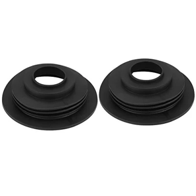 Image de 2 pcs Capuchons Anti Poussière, Keenso Cache Poussière Couvercle de Joint Phare pour LED Ampoules Bouchon À La D&#039;étanchéité en Caoutchouc Étanche