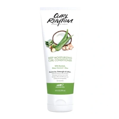 Image de Curl Rhythm Deep Moisturizing Conditioner Curly Hair with Shea Butter, Coconut, and Aloe Strengthens Protects Curls 295 ml