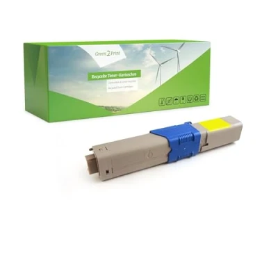 Image de Green2Print Toner Jaune 5000 Pages remplace OKI 44469722 pour MC561DN, MC562DNW, MC562DN, C510DN, C511DN, C530DN, C531DN