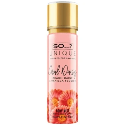 Image de So…? Unique Coral Daisy Brume Corporelle Parfumée Pour Femme 150ml