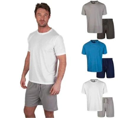 Image de Light &amp; Shade LSSET032 Ensemble Pyjama pour Homme, Blanc, XL