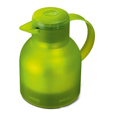 Image de Emsa 505763 SAMBA Pichet isotherme, fermeture Quick Tip, 1 Litre, 100% hermétique, Tanslucide, vert