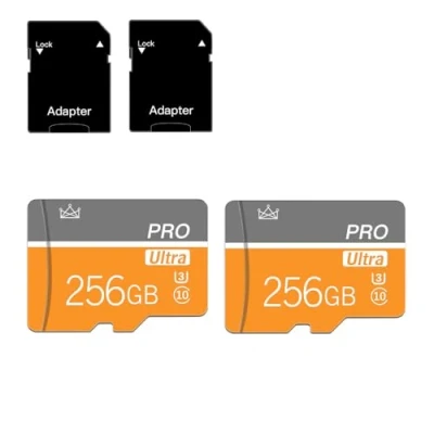 Image de talebasic 256GB Micro SD Card Class 10 Memory with Adapter Fast Speed TF for Tablet/Mobile Phone/Camera/Car Audio/Game Console(2 Pcs 256GB)