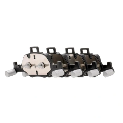 Image de FEBI BILSTEIN 116429 Jeu de plaquettes frein Essieu avant préparé pour indicateur d&#039;usure avec clip piston BMW: 5 Touring, Berline, X3