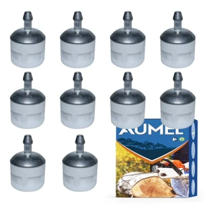 Image de 10 Pièces Filtres à Carburant pour STIHL HS45 HS56 HS81 HS82 HS85 HS86 HS87 Taille Haie, AUMEL Filtre Essence de Rechange Remplacement Accessoire