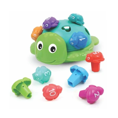 Image de Learning Resources Seymour la Tortue des Formes à Compter, Jouet Éducatif pour Développer Motricité Fine, Reconnaissance Couleurs, et Chiffres, Bébés 18 Mois Garçon Fille 1 2 3 Ans