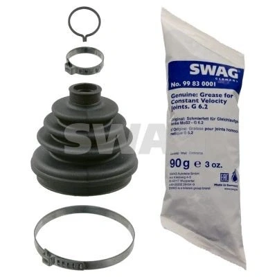 Image de SWAG 40 83 0002 Soufflet De Cardan Essieu avant, côté roue Caoutchouc OPEL: Corsa A CC, Astra F Caravan