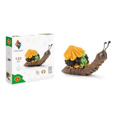 Image de Origami 3D Belle sculpture en papier avec composants brevetés et instructions de construction compréhensibles, à partir 8 ans (escargot)