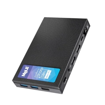 Image de MeLE Mini PC Alder Lake N100 (jusqu&#039;à 3.4GHz) 16 Go DDR4/512 M.2 NVMe SSD Ordinateur de Bureau, Tour 4K @60HZ HD Triple Display,WiFi5, RJ45 Gigabit Ethernet, BT5.1 VESA pour Bureau Étude