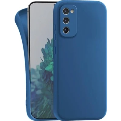 Image de MyGadget Coque pour Samsung Galaxy S20 FE Case TPU Souple &amp; Soft Cover Protection Extra Fine Légère Étui Coloré Anti Choc et Rayures Bleu foncé