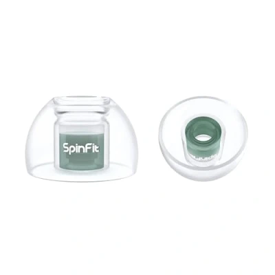Image de SpinFit Omni for True Wireless Earbuds &amp; IEMs L Embouts brevetés en Silicone pour Remplacement (1 Paire) (diamètre de buse 3,7 mm)