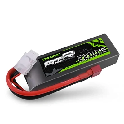 Image de OVONIC 3s Lipo Batterie 11.1V 2200mAh 50C avec Deans T Connecteur pour RC Evader BX Voiture Camion Truggy Avion UAV Drone FPV
