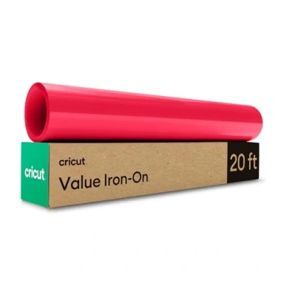 Image de Cricut Rouleau de vinyle à transfert thermique pour une utilisation avec toutes les machines découpe Rouge 6 m