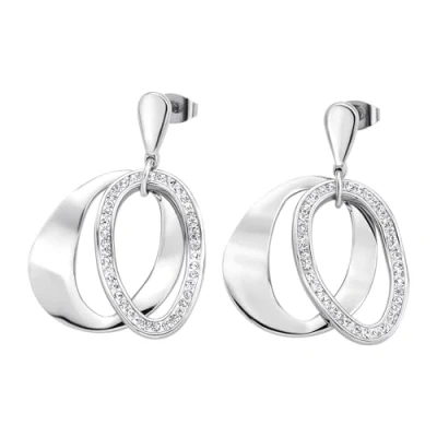 Image de Lotus Style Boucles d&#039;oreilles, Femme, Taille: One Size, Silber